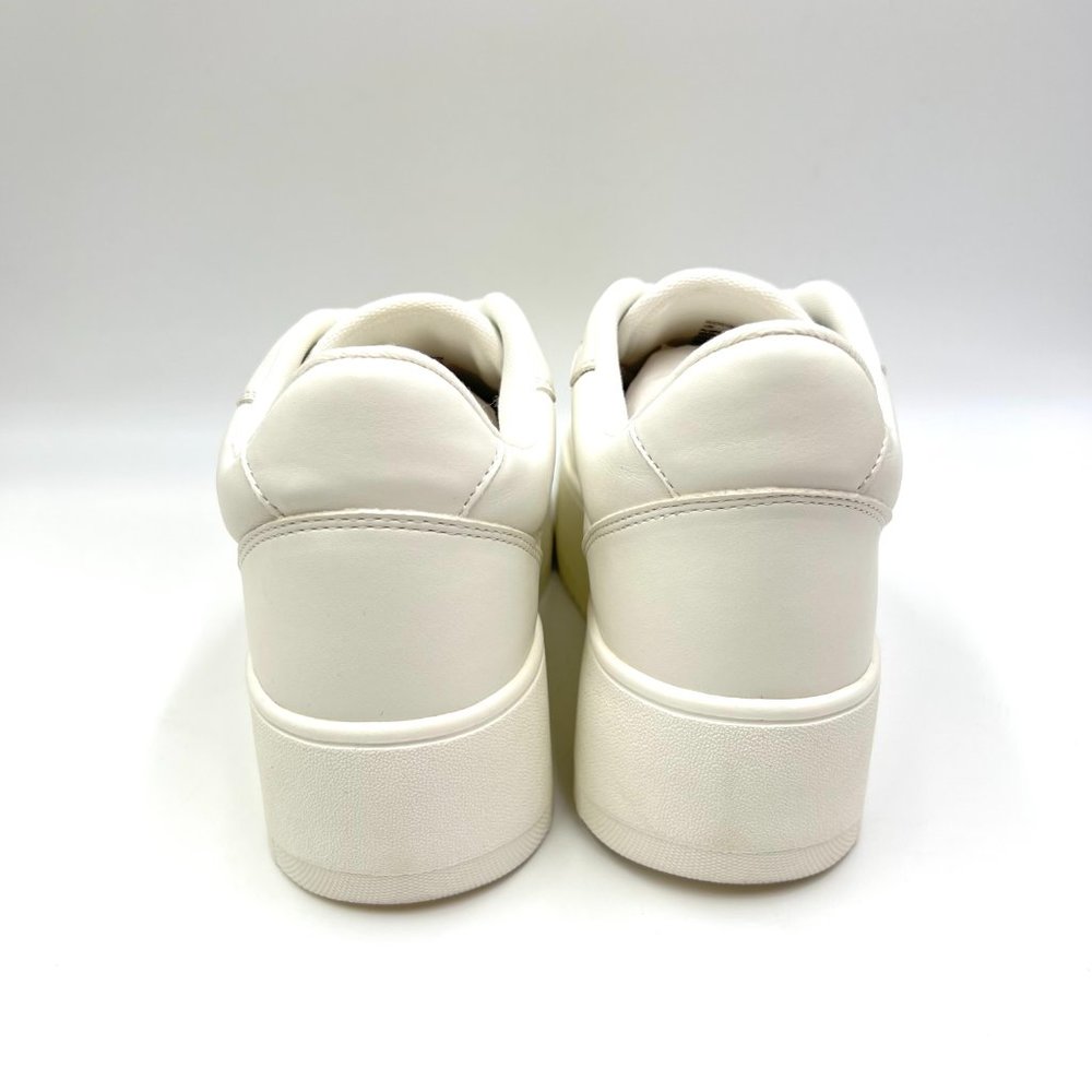 Steve Madden Womens Size 10 10M Rocket White Chunky Platform Sneaker Shoes - Picture 7 of 13